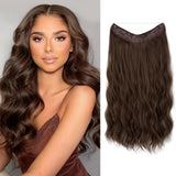 【LAST DAY SALE】Invisible Halo Hair Extensions - Strong and indestructible (Buy 1 Get 1 Free)