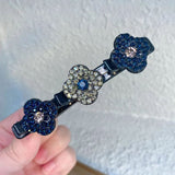 【LAST DAY SALE】Sparkling Crystal Stone Braided Hair Clips