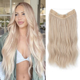 【LAST DAY SALE】Invisible Halo Hair Extensions - Strong and indestructible (Buy 1 Get 1 Free)