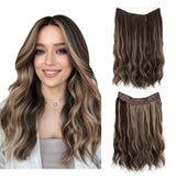 【LAST DAY SALE】Invisible Halo Hair Extensions - Strong and indestructible (Buy 1 Get 1 Free)