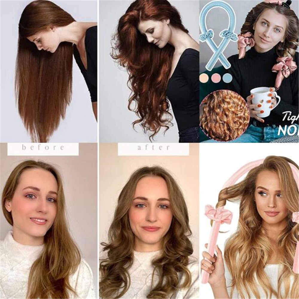 【LAST DAY SALE】Heatless Hair Curling Kit™ - Perfect curls without heat