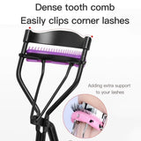 【LAST DAY SALE】New Eyelash curler with brush Makeup Tools (Buy 1 Get 1 Free)